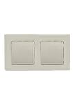 Legrand Salbei Bej (Krem) 2'li Set Anahtar + Anahtar