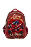 Ladybug Simli İlkokul Kız Çocuk Sırt Çantası ve Beslenme Çantası