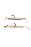 Fujin Zand Eel 11cm 7gr-14gr Double Body+Head Silikon Balık Purple Ice