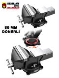 Germany Style Dönerli ProX Çelik Kol 80 Mm Dövme Çelik Sabit Tezgah Mengenesi