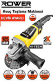 Rowemax Alman Stark 99965VFX 115 Mm Devir Ayarlı Spiral Avuç İçi Kesme Ve Taşlama Makinesi