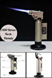 Metal Kasa Torch Pürmüz Çakmak Tıbbi Diş Pürmüzü 1300 Derece Isı Tabancası Aşcı Pürmüzü