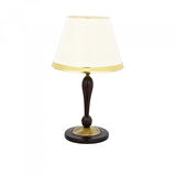 AVONNI HML-9046-1E Eskitme Kaplama Masa Lambası, E27, Metal, Ahşap, 35cm
