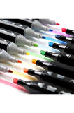 36 Renk Marker Resim Mimari Ve Grafik Tasarım Kalemi 36 LI Çift Taraflı Marker Keçeli Kalem Seti