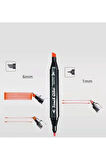 48 Renk Marker Resim Mimari Ve Grafik Tasarım Kalemi 48 Lİ Çift Taraflı Marker Keçeli Kalem Seti