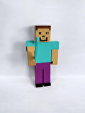 Minecraft 21 Cm Steve Adam Dekoratif Obje Oyuncak