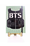 Adm Store Lastikli Noktalı Sert Kapak Bts Defter