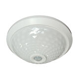 Nisa Luce Sensörlü Tavan Armatürü - 2 X E27 Duy - Beyaz Kasa - PC Gövde - E2002-PT