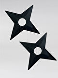 2 Adet Klasik Ninja Yıldızı Shuriken Anime Figür Naruto 10 cm