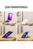 Telefon Notebook Laptop Macbook Yükseltici Stand Ayarlanabilir 1.Sınıf Paslanmaz Aleminyum Alışım