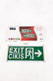  Helios Opto 3w Çıkış-Exit Led Armatür - 2 Adet (Sağ-Sol) HS 4600 