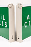 Helios Opto 3w Çıkış-Exit Led Armatür - 2 Adet (Acil Çıkış Sağ-Sol) HS 4605