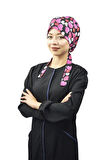 Tesettür Pembe Kalpler Doktor Hemşire Hastane Aşçı Tesettür Cerrahi Bone