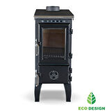 Çalışkan 304 Tuğlalı Mini Şömine Soba