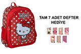 Hello Kıtty Okul Çantası (TAM 7 ADET DEFTER HEDİYE)