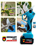 Germany Style Easycut  4 Akülü Dijital Ekran 40MM Budama Makinesi Dal Budama Testeresi İkili Set