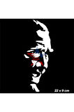 Mustafa Kemal ATATÜRK 22 Cm Beyaz Atatürk Silüet Sticker 