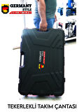Germany Style Pro 9'lu Set Matkap-Freze-Kırıcı-Tilki Kuyruğu-Taşlama-Dekupaj-Daire Testere-Bijon Sök
