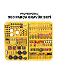 Rowermax 350 Parça  Çift Makinalı Gravür Oyma Dremel Taşlama Zımpara 130 W