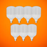 Chn 7'li Paket 60w Büyük Boy 6500K Beyaz Işık E27 Led Tasarruflu Ampül
