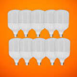 Chn 10'lu Paket 60w Büyük Boy 6500K Beyaz Işık E27 Led Tasarruflu Ampül