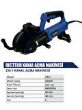 Germany Style İbeltech 1600 Watt 8900 RPM Duvar Kanal Oluk Açma Makinesi