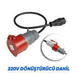 Huzur Elektrik 22kw 32A 5m Kablolu Portatif Taşınabilir EV Araç Şarj Cihazı