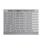 Huzur Elektrik 1000 Parça Yüksük Seti