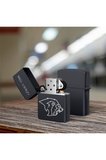 İsimli Kişiye Özel Tasarım Aslan Desenli Benzinli Metal Çakmak Hediye