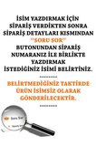 Kişiye Özel İsim Yazılı Çelik Termos 1 Litre Vakumlu Paslanmaz Çelik İçecek Termosu Sevgiliye Hediye