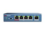 Hikvision DS-3E0105P-E/M 4 Port PoE 1 Port Uplink Yonetilemez PoE Switch