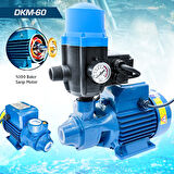 Rowemax İbeltech BAKIR-DKM60 0.37KW  0.5HP  1" Bakır Sargılı Paket Hidrofor Sistem Su Pompa Motoru