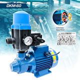 Rowemax İbeltech BAKIR-DKM60 0.37KW  0.5HP  1" Bakır Sargılı Paket Hidrofor Sistem Su Pompa Motoru
