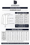 Sütlü Kahve Lacivert Geçişli Kalın Oversize Gömlek