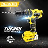 Powermax RWRX-3069 58 Volt Siyah Çift Akülü Matkap Seti