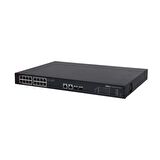 Dahua PFS3220-16GT-240 16 Port Gigabit PoE + 2 Port Gigabit Uplink + 2 Port Gİgabİt SFP 240W Switch