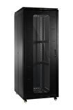 Ulusal ULS42U80100 42U 800X1000 Dikili Tip Kabinet Tekerlek Takımı Dahil