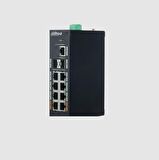 Dahua PFS3211-8GT-120 8 Port Gigabit Poe 1 Port Gigabit Uplink 2 Port GB SFP Poe Switch 120W 