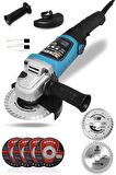 Alman 3500 Watt Professional Sjs Çift Metal Şanzuman Avuç Içi Taşlama Makinesi Spiral Taşlama Makina