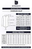 Kiraz Beyaz Geçişli Oversize Kalın Oduncu Gömlek