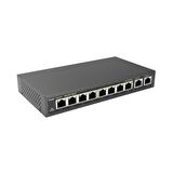 Ruijie Reyee RG-ES110D-P 8 Port Poe 2 Gigabit Uplink Metal Kasa Poe Switch 110W