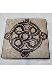 Dekoratif Figürlü Doğal Taş Banyo Gider Kapağı Süsü Tekli 10x10 Cm Model 27