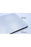 1 Adet Alüminyum Folyolu 50x100mm Kalınlık:10mm Radyatör Petek Arkası