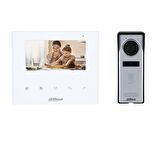 Dahua KTA04 4.3" TFT Ekran 1,3mp Dokunmatik düğmeli Sesli Analog İki Telli İntercom Kiti