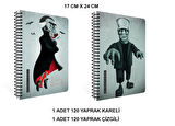 Gıpta Classica Spiralli Sert Kapak 17x24 120 Yaprak ( 2 ADET DEFTER)