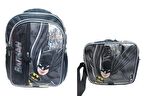 Batman Pelerinli İlkokul Çantası 2020 ve Beslenme Çantası Seti