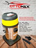 Ottomax  OTX-55-3-WDM 4200 Watt 3 Motorlu Islak Kuru Sanayi Tipi Oto Süpürgesi Endüstriyel Süpürge