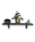 Hier Ahşap Dekoratif Raf 150 CM, Duvar Rafı, Ahşap , Tv Altı Raf, Ahşap Kitaplık Raf, Banyo Rafı 