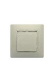 Salbei Bej (Krem) Light Yaylı Anahtar 767480 Legrand (Çerçeve Dahil)