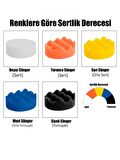 Germany Style Pasta Cila Yün Polisaj Süngeri Pedi Seti 115 Mm Oto Parlatma Parlatıcı Çizik Giderici 